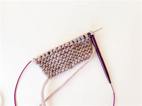 Knitting Flat With Circular Needles Video Tutorial Handy Little Me