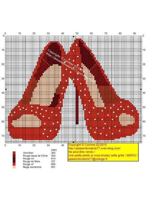 Red high heel in cross stitch patterns with a red butterfly. 17 Best images about A Stitch In Time on Pinterest ...