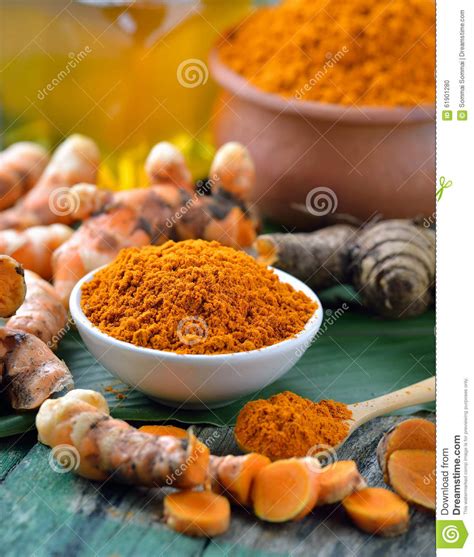 Swapping fresh turmeric root for dried in recipes is possible. Fresh turmeric roots stock photo. Image of tumeric, roots ...