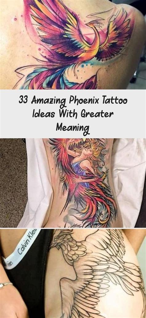 33 Amazing Phoenix Tattoo Ideas With Greater Meaning Amazing