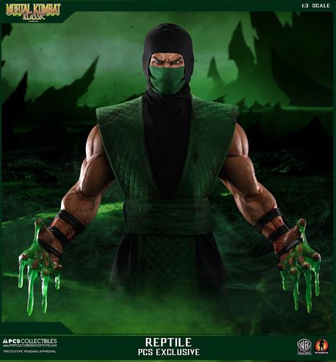 New Photos Of Pcs Mortal Kombat Klassic Reptile Statue The Toyark News
