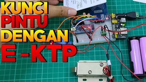 Hasil pengujian pada gambar 12 pintu rumah terbuka yang dioperasikan melalui ketukan dengan irama yang terdaftar sehingga pintu rumah terbuka secara otomatis. Membuat Kunci Pintu Otomatis dengan KTP - Arduino Project ...