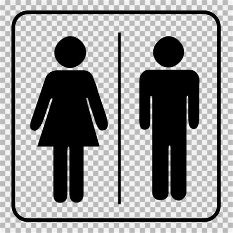 Wc Sign Icon Toilets Icon Unisextoilet Symbol Vector Man And Woman Icons 25516129 Vector Art