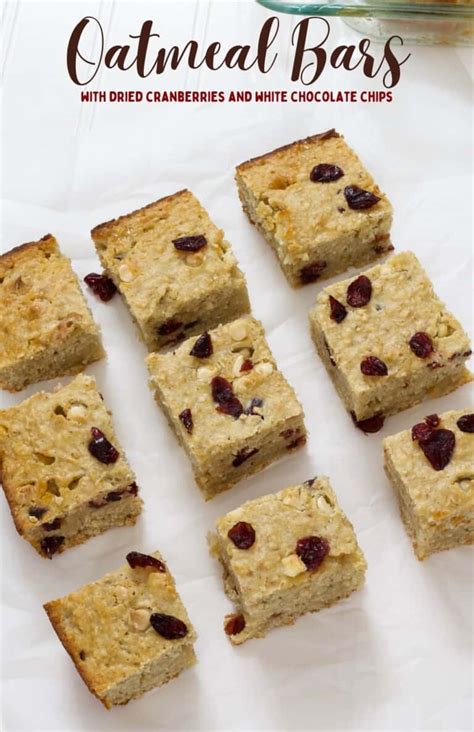 Healthy Oatmeal Bars An Easy One Bowl Recipe Mindys Cooking Obsession