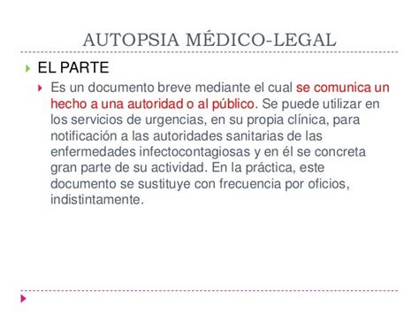 Autopsia ClÍnica Y Autopsia MÉdico Legal