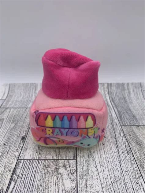 Squishville Squishmallows Mini Crayons Box Plush Stuffed Animal Toy 4