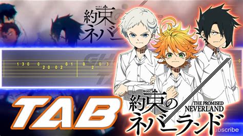 The Promised Neverland Opening Guitar Tab 譜 Tutorial Youtube