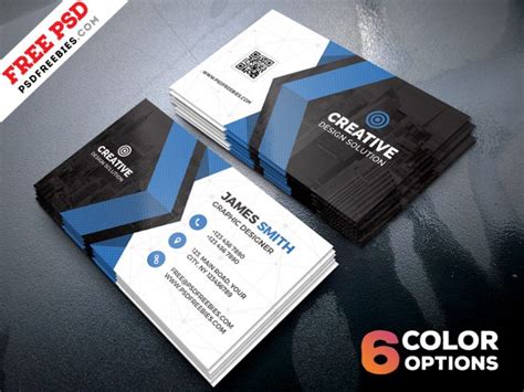 Design a professional printable card without hiring a graphic designer and spending time on endless drafts and create business card online that make an impression. Free Business Cards Templates PSD Bundle - PSDFreebies.com