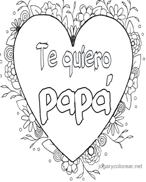 Dibujos Para Colorear Del Dia Del Padre