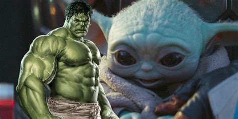 Baby Yodas Head On Hulks Body Is Ultimate Nightmare Fuel