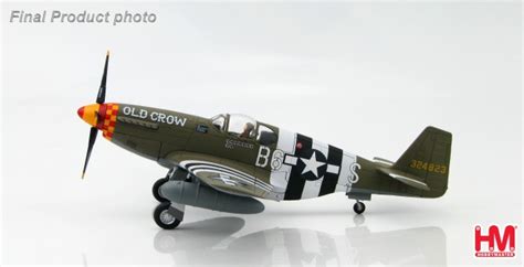 Hobby Master Air Power Series Highly Detailed P 51b Mustang Capt Ce