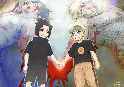 Best Friends Naruto And Sasuke Naruto Naruto Art