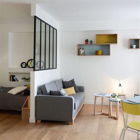 Rénovation d'un petit studio (diapo 1 aménagement petites surfaces). Plan aménagement studio, petit appartement - Côté Maison