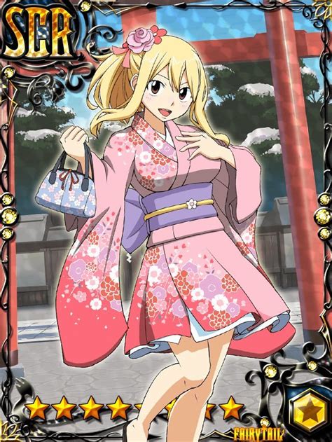 The King Of Uncool Nice Looking Card Of Lucy Heartfilia From Fairy