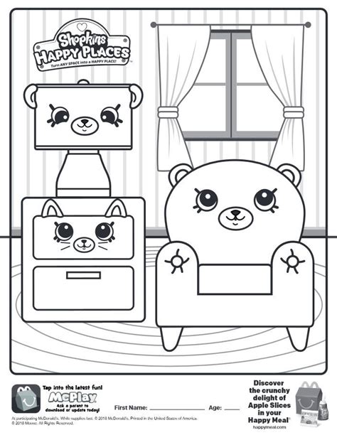 Barbie, hot wheels, despicable me 3, teenage mutant ninja turtles, the minion movie, sing, my little pony. Here is the Happy Meal Shopkins Happy Places Coloring Page ...