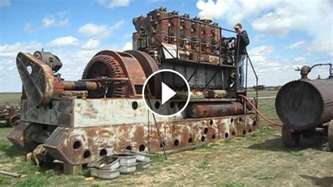 This Antique Diesel Engine Is Magnificent