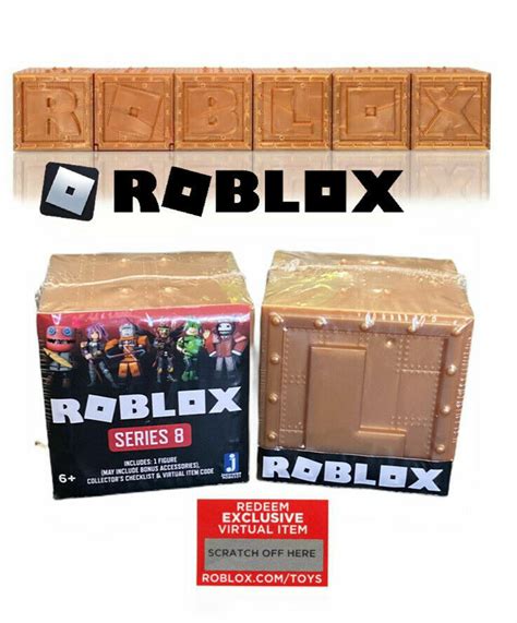 Brand New 2020 Sealed Roblox Series 8 Mystery Blind Figure Boxes Copper