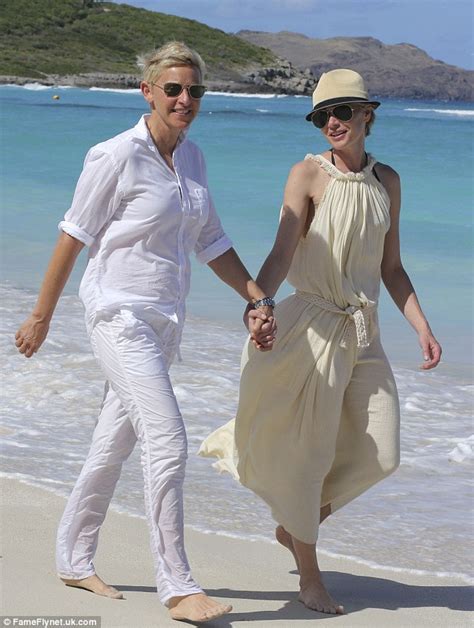 Happy Holidays For Ellen Degeneres And Portia De Rossi As They Enjoy A