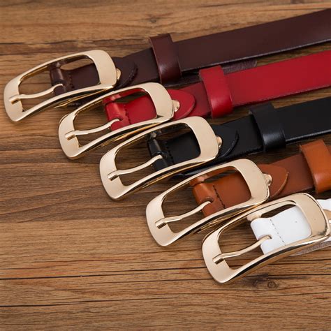 Womens High Quality 100 Genuine Leather Belt