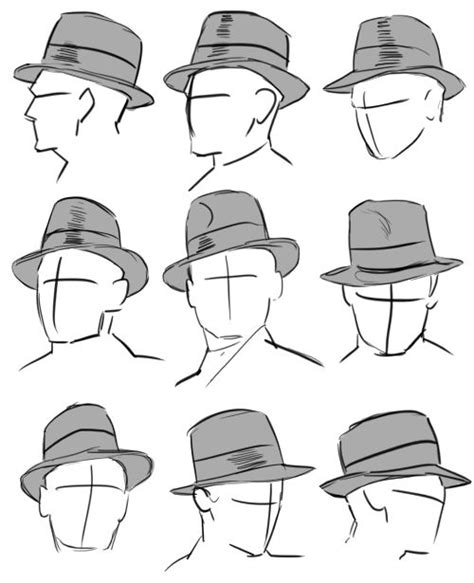 How To Draw A Head On A Hat