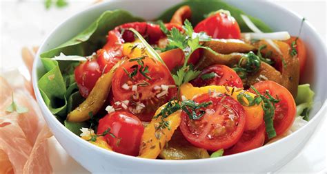 Salade De Tomates Et Poivrons Recette Salade Tomate Salade Free Nude