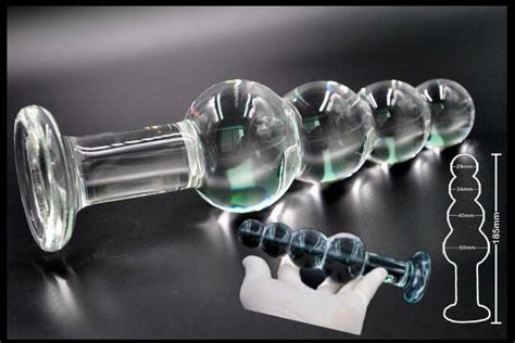 Glass Sex Toy For Women Menglass Dildo With Ballsbig Glass Etsy