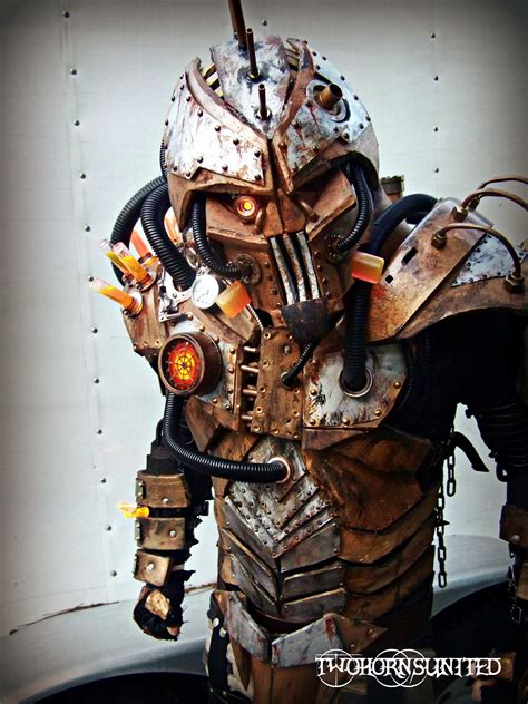 The Steam freak 2.0 light up full Steampunk armor by TwoHornsUnited on
