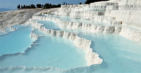 Wondrous Crossings Pamukkale Natural Pools Embedded In A