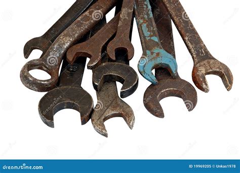 Old Rusty Wrench Stock Image Image Of Rusty Hardware 19969205