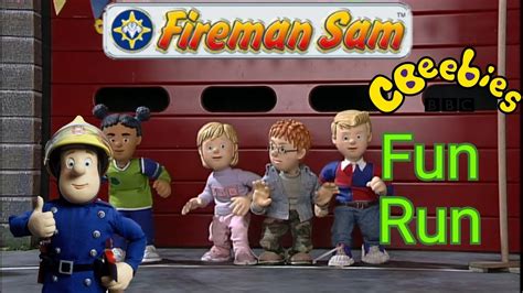 Fireman Sam Fun Run On Cbeebies Youtube