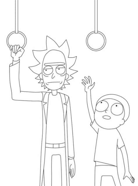 Rick And Morty Coloring Page Hot Sex Picture