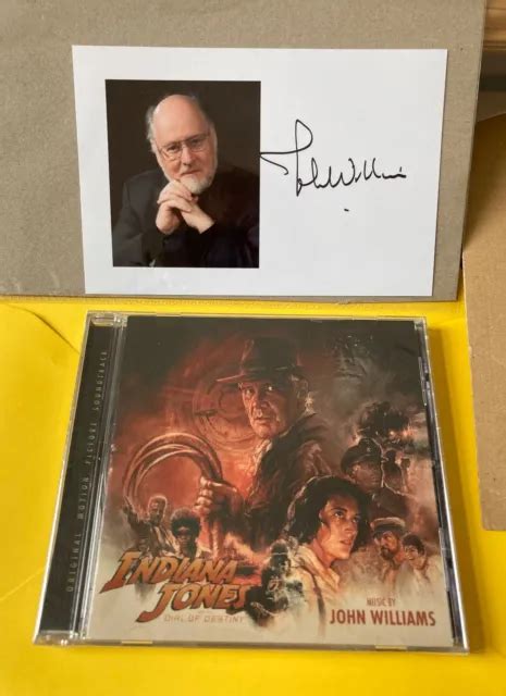 Indiana Jones Dial Of Destiny Autogramm John Williams Soundtrack Cd