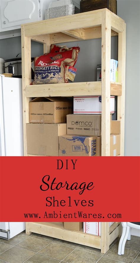Diy Shelving Unit Using 2x4s And Pallet Wood Wooden Shelving Units