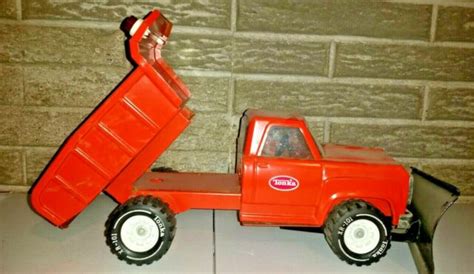 Vintage Tonka Dodge Powerwagon Hi Way Dump Truck W Snow Plow Nice Ebay