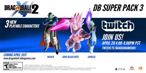 Check spelling or type a new query. Bandai Namco To Stream Dragon Ball Xenoverse 2 DLC Pack 3 Later This Week