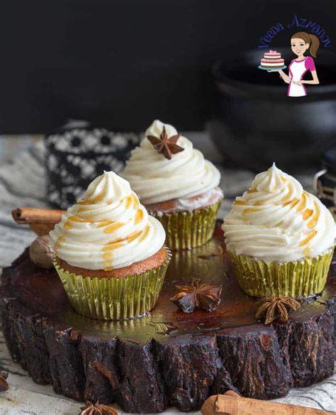 Maple Cupcakes With Maple Buttercream Frosting Veena Azmanov