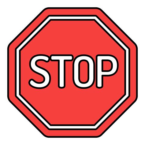 Stop Road Sign 13516921 Png