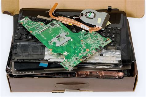 Asus Brand Disassembled Laptop Stock Image Colourbox