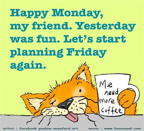 Happy Monday Lets Plan Friday Free Monday Blues Ecards 123 Greetings