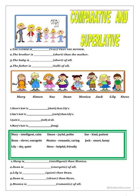 Comparative And Superlative Learn English Superlatives English