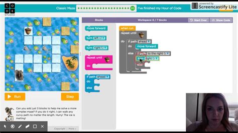 Hour Of Code Classic Maze Youtube