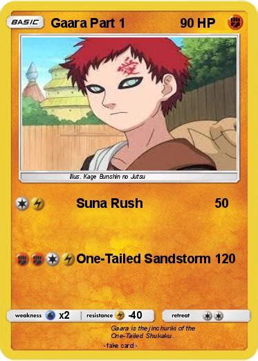Pokémon Gaara Part 1 1 Suna Rush My Pokemon Card