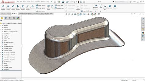 Solidworks Surface Tutorial Basics Of Solidworks Surface Youtube