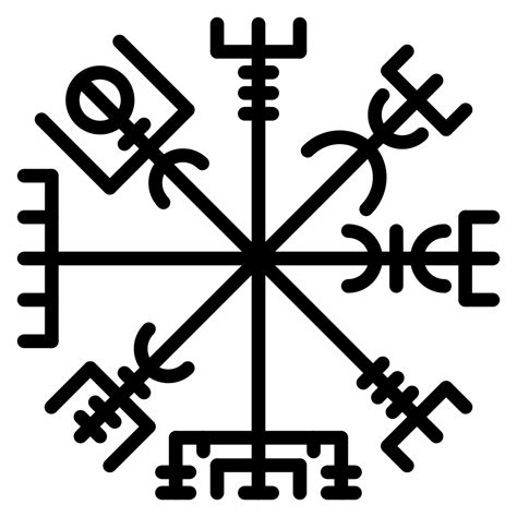 Sigil Magic Vegvisir The Icelandic Compass To Find Your Way