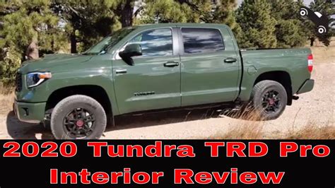 2020 Toyota Tundra Trd Pro Army Green Aaron On Autos