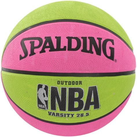 Spalding Nba Varsity 285 Outdoor Basketball Greenpink Nba Store