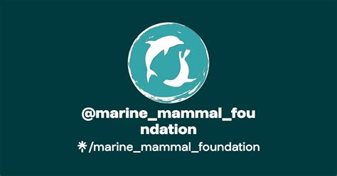 Marinemammalfoundation Twitter Facebook Tiktok Linktree