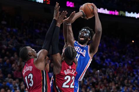 Masked Joel Embiid Returns To Lineup Transforms Sixers In Game 3 Victory Over Heat The Athletic