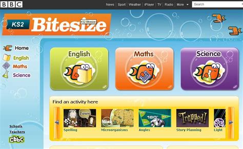 Bbc Ks2 Bitesize Activities In Math Science And English Teaching