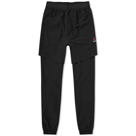 Nike Jordan X Psny 2 In 1 Pant Black And Univeristy Red End